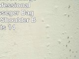 ECOSUSI Unisex Large Nylon Professional Laptop Messeger Bag Crossbody Shoulder Bag Fits