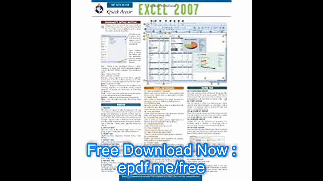 Excel 2007 - REA's Quick Access Reference Chart (Quick Access Reference Charts)