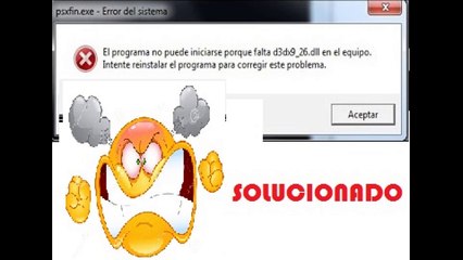 Como Solucionar el error falta archivo d3dx9 dll-Tutoriales Inteligentes 2017