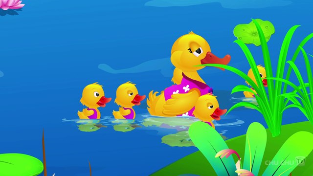 Five Little Ducks Number Nursery Rhymes Karaoke Songs For Children ChuChu TV Rock n Roll