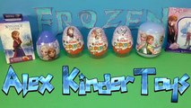 Холодное сердце MIX! FROZEN Disney Эльза и Анна Игрушки мультик Дисней Kinder Surprise Eggs unboxing