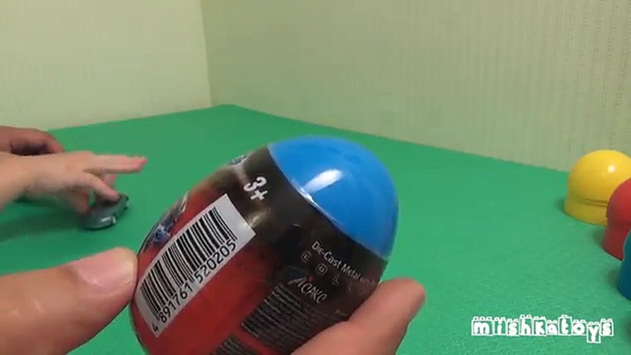 Машинки Welly. Сюрпризы для детей. Surprise Eggs Cars Welly Kinder Toys unboxing
