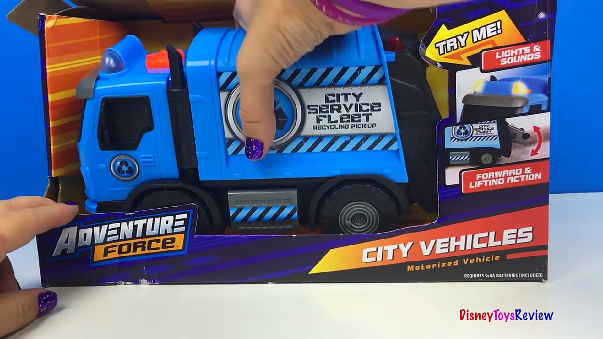 adventure force recycling truck
