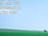Iswee Vintage Leather Messenger Bag 133 Laptop Briefcase Shoulder Bag for Men