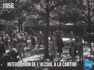 Quand l'alcool a été interdit dans les cantines de l'école en 1956