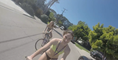 Girl Takes A Tumble Trying To Ride Bike With No Hands