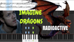 Imagine Dragons - Radioactive Piano Tutorial (Cover + SHEETS) with Lyrics -- Synthesia Lesson