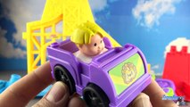 Piste Enchantée Little People Wheelies Fisher Price Flash McQueen Martin 4k #Jouet #Toy #Unboxing