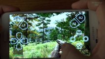 1# Far Cry 4 (PS4) running on phone Samsung Galaxy S5 - streaming by PS4 Remote Play !!!