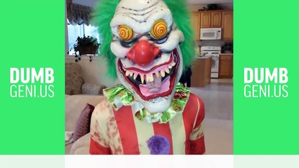 Funny Vine Scary Clown Compilation - Best Dumb Genius September 2017