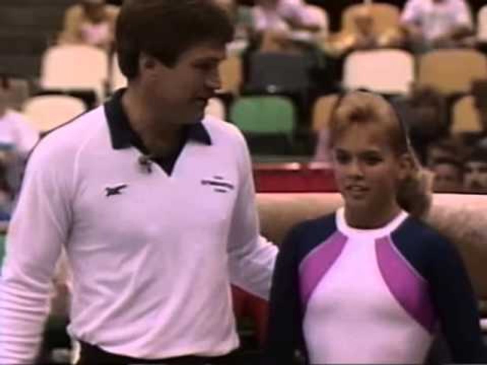 Brandy Johnson Vault 2 1989 U.S. Gymnastics Championships Event
