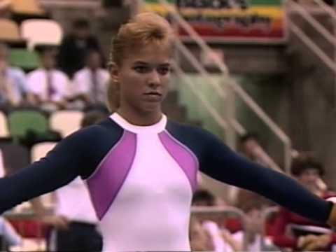 Brandy Johnson Vault 1 - 1989 U.S. Gymnastics Championships - Event Finals