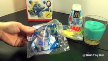 Smurfs 2 (new) Happy Meal Review Time! Featuring Blue Milk & Ice Ages Manny?! by Bins Toy Bin