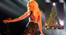 Hadise'nin Konseri Hınca Hınç Dolunca Adanalılar Çam Ağaçlarına Tırmandı