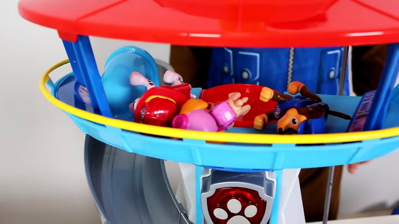 Paw Patrol Toys Lookout Playset Unboxing Opening Fun With Chase Ckn Toys