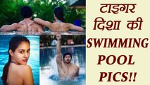 Tiger Shroff and Disha Patani CHILLING at Swimming Pool Together; Watch | FilmiBeat