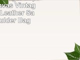 TORRO Messenger Laptop Bag Canvas Vintage Genuine Leather Satchel Shoulder Bag