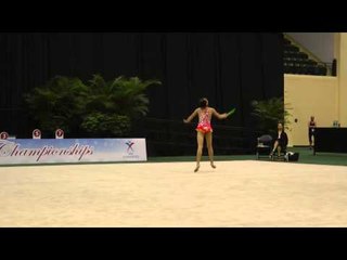 Laura Zeng - Clubs - All Around Final - 2013 U.S. Rhythmic Championships