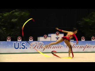 Julia Garbuz - Ribbon - All Around Final - 2013 U.S. Rhythmic Championship