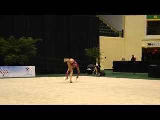Kristen Shaldybin - Clubs - All Around Final - 2013 U.S. Rhythmic Championship