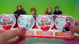 Valentine Day Kinder Surprise Eggs Disney Frozen Princess