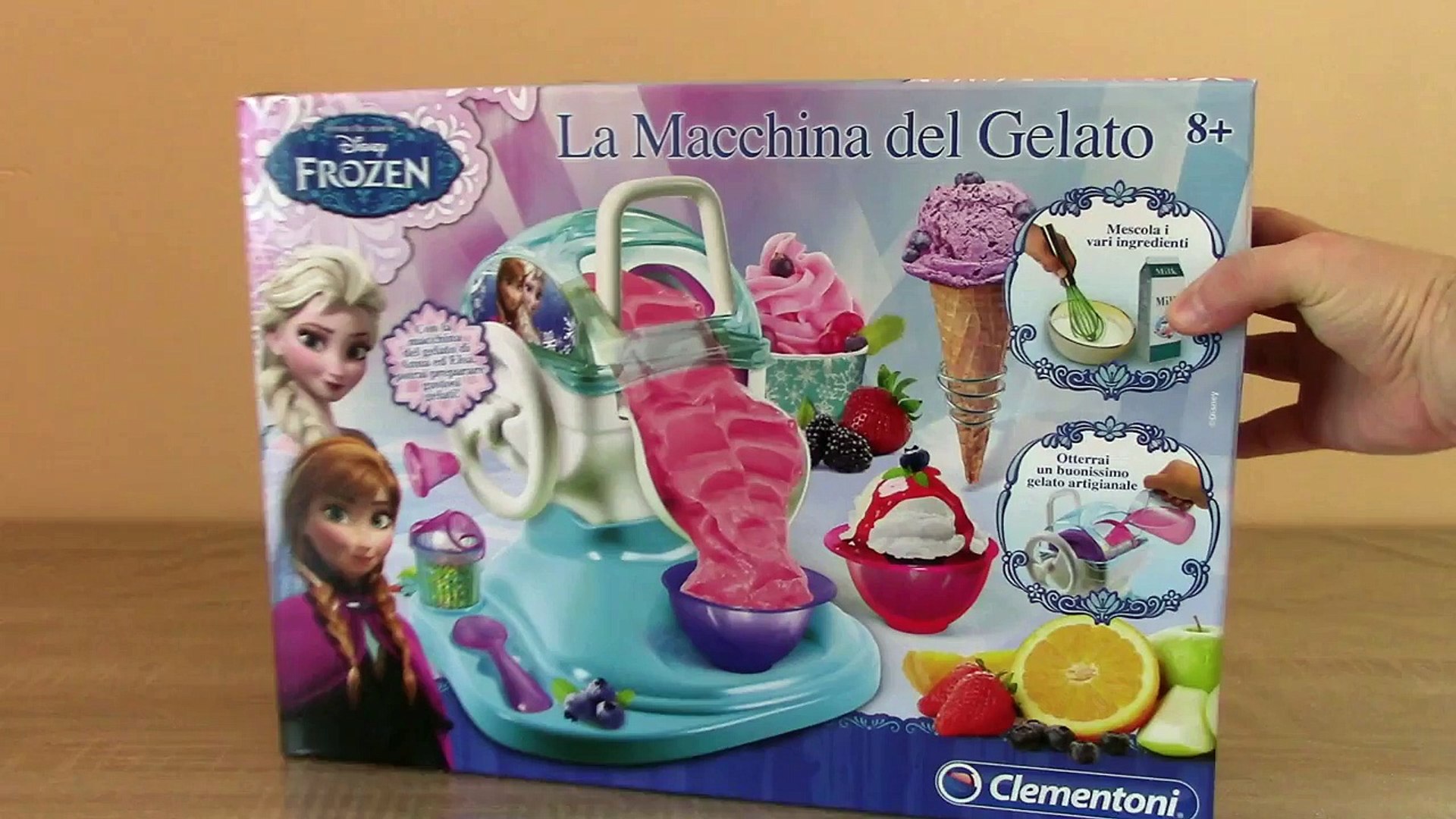 FROZEN disney Ice Cream Maker | Elsa ice cream machine for kids, girls  Review (macchina del gelato) – Видео Dailymotion