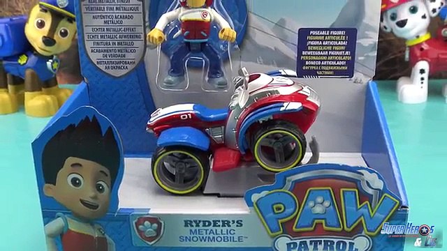 Jouet Paw Patrol Ryder Winter Rescue Snowmobile Pat Patrouille Série Spéciale Patrulla Canina Jouet