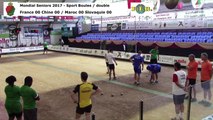 Seconde phase du double, Mondial Seniors, Casablanca 2017