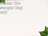 Albabara Unisex Canvas Side Shoulder Crossbody Messenger Bags Khaki