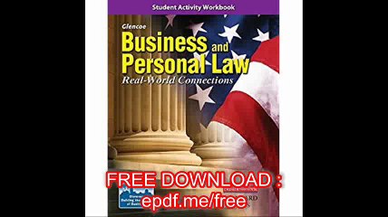 Business and Personal Law Real World Connections, Student Activity Workbook (BROWN UNDER BUS & PERS LAW)