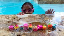 Fun Day Diving and Swimming with Shopkins | Toys Academy