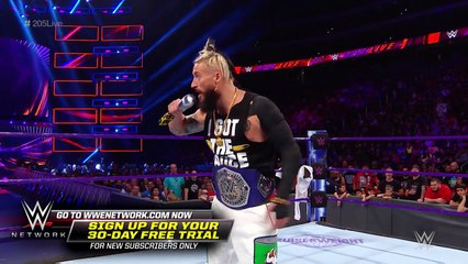 Enzo Amore doubles down on insulting the rest of his division- WWE 205 Live, Sept. 26, 2017 -