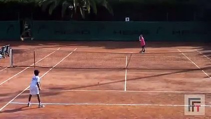 Déplacer sur le terrain Garçons 8 ans Terre battue (2e partie)