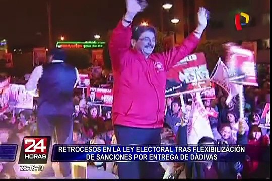 Retrocesos en la ley electoral tras flexibilización de sanciones por entrega de dádivas