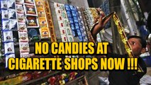 Cigarette shops no longer allowed to sell candies, Health Ministry order | Oneindia News