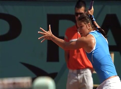 Haut niveau Ralentis Coups droits D.Safina