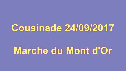 Marche du Mont d'Or, cousinade 24/09/2017