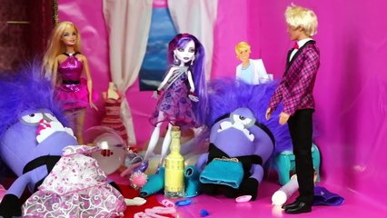 Monster High & Barbie Doll Videos: NEW FRIENDS! - MsPlayLA HAPPY LIFE Series Episode #12