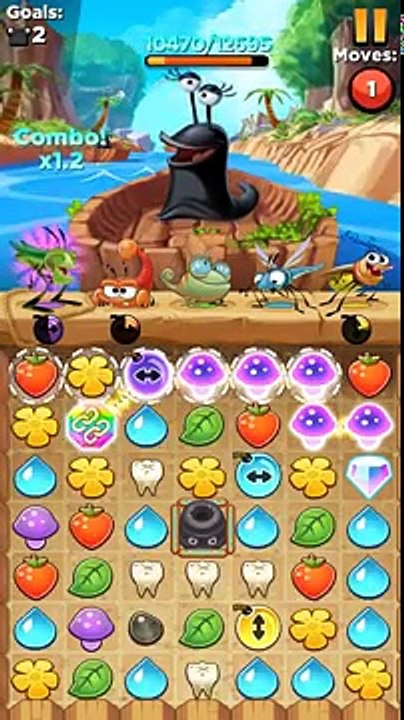 Best fiends level 121 walkthrough android gameplay