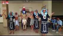 بالفيديو.. الأطفال والشباب بالزي الفرعونى والصعيدى فى احتفالية الأقصر بيوم السياحة العالمى