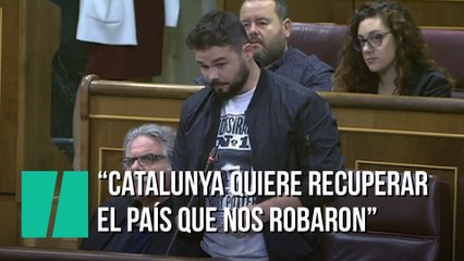 "Cataluña quiere recuperar el país que le robaron hace 80 años"