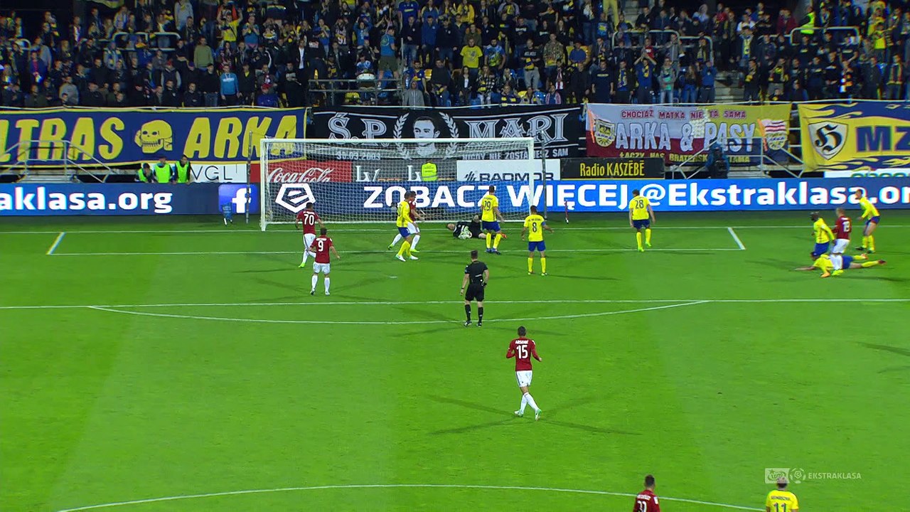 Arka Gdynia 3:1 Wisła Kraków MATCHWEEK 8 Highlights