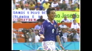 世界レベルの中田英寿に何とか着いていこうとする仲間たち 最後は酷いセンターリングで怪我して終わる ブラジル戦 アトランタオリンピック 1996