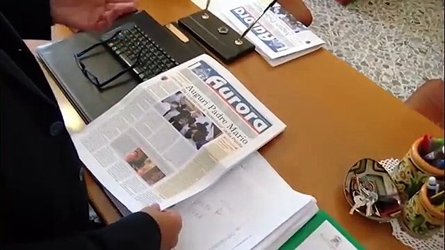 L'Aurora sul territorio parla monsignor La Placa