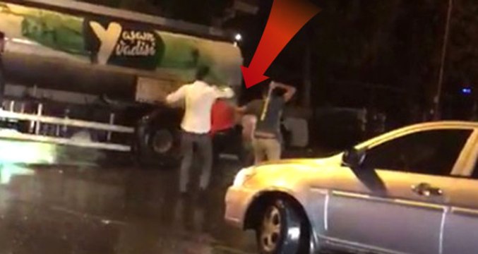 Lüks Cipli Şehir Eşkıyaları, Beyzbol Sopasıyla İşçiyi Dövdü! O Anlar Kamerada