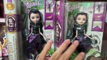 Review Comparação Raven Queen Basic Lote 1 e 2 e First Chapter Ever After High Doll
