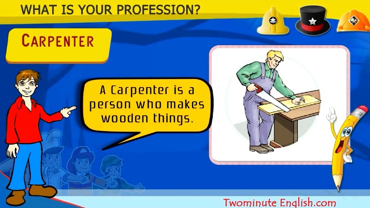 Learn English - Job Vocabulary - Part 2. Professions in English. Whats your occupation?