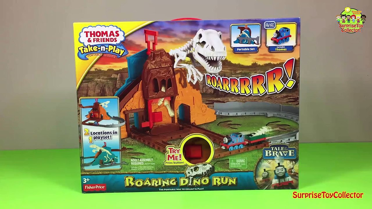 ♥ Thomas and Friends - Roaring Dino Run - Surprise Toy Collector
