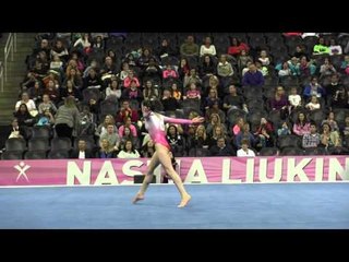 Lali Dekanoidze - Floor Exercise - 2016 Nastia Liukin Cup