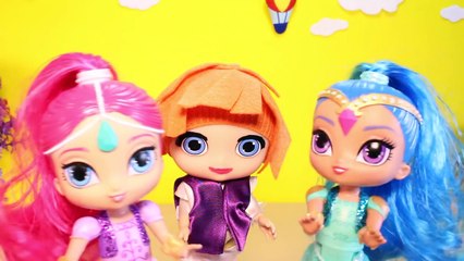 Shimmer and Shine DIY ZACs Genie FLYING MAGIC CARPET Toy Crafts Videos for Kids